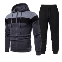 Ensemble de jogging pour hommes de haute qualité, coupe classique, grandes tailles, broderie personnalisée, streetwear, ensemble d'entraînement, sweat à capuche imprimé sur mesure