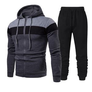 Haute qualité Slim Fit hommes Jogging costumes nouveautés broderie personnalisée Streetwear formation ensemble taille XL imprimé à capuche chemise - Product Image 5