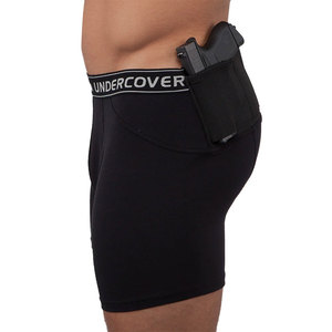 Shorts tactiques de tir pour hommes, avec étui dissimulé pour arme à feu, en spandex, pour le sport et le port dissimulé. - Product Image 2