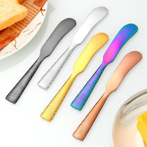 มีดเนยสแตนเลส มีดทาเนย ทนทาน ใช้ซ้ำได้ สำหรับขนมปัง ชีส และขนมอบ - Product Image 4