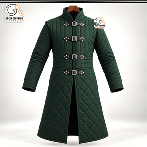 Veste matelassée vintage en coton pour homme Hema, col zippé, fermeture éclair, imperméable, respirante, coupe-vent, hiver - Product Image 4
