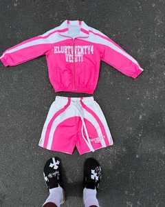 Custom Windbreaker Nylon Jacket and Short Joggers Set Streetwear Sports <b>Jogging</b> <b>Suits</b> Breathable Tracksuits for Men - Product Image 3