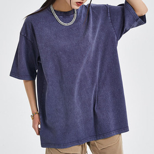 Camiseta de Manga Corta para Hombre, Estilo Casual, Cuello Redondo, 100% Algodón, Color Azul Sólido, con Características Antiarrugas y de Secado Rápido - Product Image 6