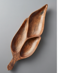 Plato de servir de madera hecho a mano con diseño minimalista, bandeja de madera natural para el hogar, bodas, eventos, restaurantes y regalos. - Product Image 3