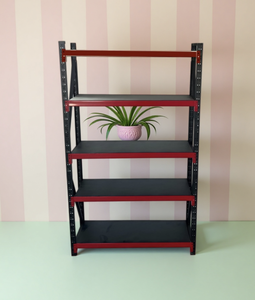 Estantería de Acero de 4 Niveles, Sin Pernos, Resistente, Industrial, Plegable, Ajustable, Galvanizada y con Recubrimiento en Polvo - Product Image 5