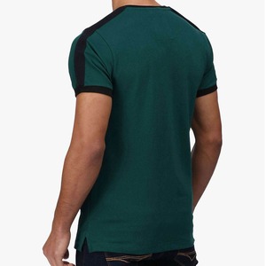 T-shirts pour hommes de qualité supérieure, manches courtes, coton et polyester, prix de gros, prix abordable, coupe classique, lavables - Product Image 5