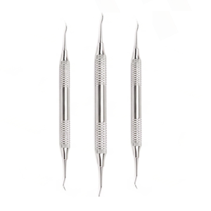 Raspadores Dentales Manuales Profesionales - Instrumentos Quirúrgicos de Acero Inoxidable para Limpieza y Relleno Dental, Certificación CE, Dentavex DC-DCK-6088 - Product Image 1