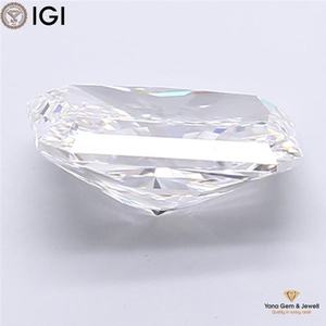 Diamante CVD cultivado en laboratorio, forma radiante, 4.51 quilates, claridad VVS1, color E, certificado IGI, para un impresionante anillo de boda - Product Image 4