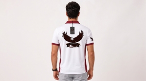 T-shirt polo pour homme de haute qualité, sublimation, uniforme d'équipe personnalisé, tissu respirant, idéal pour les entreprises, les clubs sportifs et les événements - Product Image 2