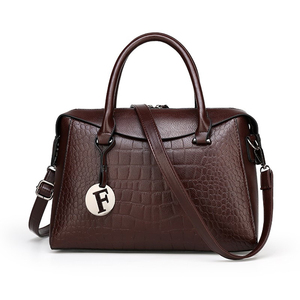 Nouveautés, vente en gros, sacs Boston en cuir PU à motif crocodile multicolores, sacs à main de luxe personnalisés pour femmes - Product Image 1