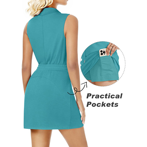 ชุดเสื้อกล้ามและกางเกงขาสั้นสำหรับเล่นพิคเคิลบอลสำหรับผู้หญิง รุ่น Cool Comfort ชุดเสื้อกล้ามและกางเกงขาสั้นสำหรับเล่นพิคเคิลบอลสำหรับผู้หญิง - Product Image 6