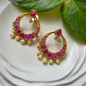 Fashion Chandelier Earrings by Kemp-Chandbali Design - Product Image 1