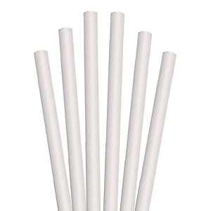 Pailles en papier kraft biodégradables écologiques Accessoires de bar pour thé à bulles Pailles jetables emballées individuellement - Product Image 3