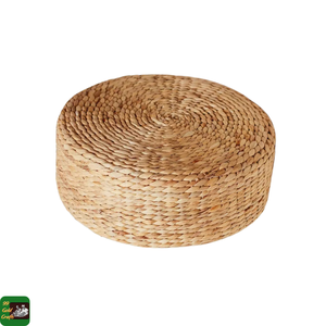 99 Gold Data Water Hyacinth Natural Fiber Handmade Foam-Filled Geometric Pattern Breathable Hypoallergenic <b>Cushion</b> <b>Pad</b> for Hotel - Product Image 2