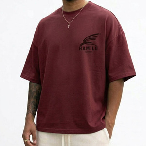 T-shirts de sport pour hommes au design tendance avec logo personnalisé en gros, 100% coton, séchage rapide, coupe classique, au meilleur prix - Product Image 3