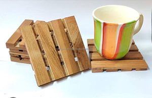 Sous-verres personnalisés pour boissons Sous-verres en bois pour table basse, décoration d'art de table, décoration de bar, cuisine, maison - Product Image 4