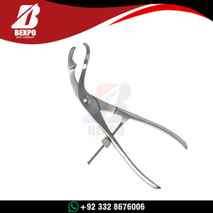 Pinza de sujeción ósea de acero inoxidable para instrumentos médicos, mini placa, curvada, 13.5cm, ortopédica quirúrgica, certificación CE, la más vendida - Product Image 2