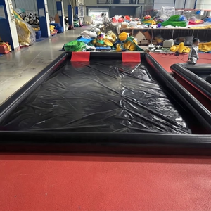 Piscina Inflable Rectangular Portátil de PVC con Bomba de Aire, Capacidad de 20-50L, Dimensiones de 5x6x0.4m, Personalizable para Eventos al Aire Libre de Verano - Product Image 4