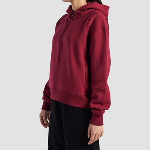 Sudadera con Capucha Personalizada de Marca Propia para Mujer, Corte Regular, Ropa de Invierno, Sudadera con Cierre en el Cuello - Product Image 2