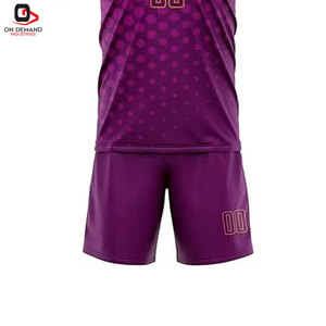 Ensemble maillot et short de football pour hommes, qualité professionnelle, matière respirante et légère, idéal pour les sports d'équipe - Product Image 5