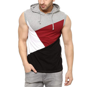 Sudadera sin Mangas Personalizada con Bordado para Hombre, Elástica, de Secado Rápido e Impermeable para Gimnasio, Fitness, Culturismo y Deportes al Aire Libre - Product Image 1