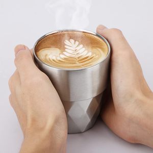 Stainless Steel Drinking <b>Cup</b> Reusable Metal Tumbler Glass for Water Tea Coffee Juice Home Office Travel - Product Image 2
