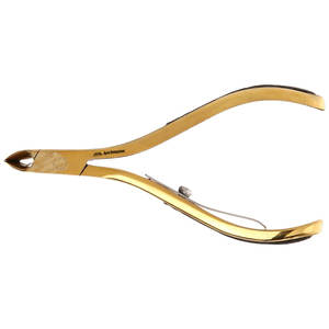 Control total de buena calidad, pinzas para cutículas, pinzas para cutículas, Serie Dorada, pinzas para cutículas, instrumentos de belleza de titanio - Product Image 2