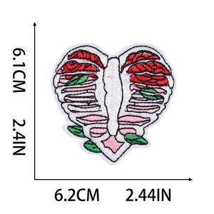 Patchs brodés 3D personnalisés, motif ours en peluche de dessin animé, à thermocoller ou à coudre, pour vêtements, chapeaux, sacs, streetwear - Product Image 2