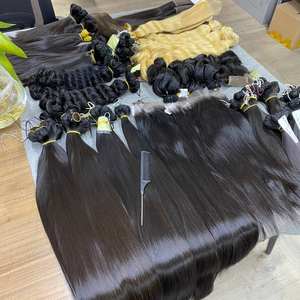 Cabello 100% Humano, Sedoso, Tipo Baby Hair, Liso, Duradero, Crudo, con Cutícula Alineada, Vietnamita - Product Image 6