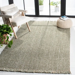 Tapis moderne en laine rectangulaire, couleur unie, fait main, tissage plat, pour salon, décoration intérieure, à poils fins, avec envers en jute - Product Image 1