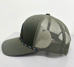 Gorra Trucker de Malla Estructurada de 6 Paneles, Color Verde Oliva, para Adultos, Fabricada en Vietnam, con Logotipo Personalizable, para Actividades al Aire Libre y Uso Casual - Product Image 4