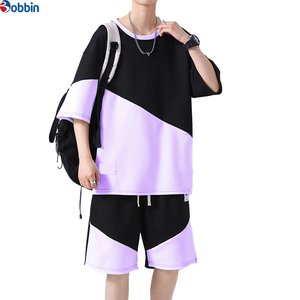 Conjunto de Verano Personalizado de Ropa Urbana para Hombre, Camiseta y Pantalones Cortos Transpirables de Alta Calidad, Conjuntos de Camiseta para Hombre, Estilo Urbano Juvenil - Product Image 4