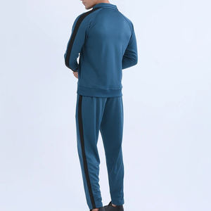 Conjunto Deportivo Informal de Manga Larga para Hombre, Traje Deportivo Elástico para Entrenamiento, Conjunto de Dos Piezas de Pantalones Deportivos para Hombre - Product Image 3