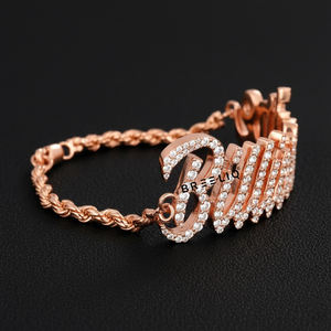 กำไลเพชรทรงกลมเจียระไนแบบบริลเลียนต์ VVS เพาะเลี้ยงในห้องปฏิบัติการ เงินแท้ 925 ประดับเพชรเต็มวง ดีไซน์หรูหรา เหมาะสำหรับเป็นของขวัญและงานปาร์ตี้ - Product Image 2