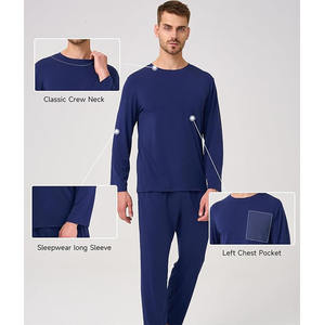 Conjunto Deportivo de 2 Piezas para Hombre, Estilo Vintage, Transpirable, Corte Regular, Manga Larga, Color Sólido, Top y Pantalones, Traje Casual de Invierno - Product Image 5