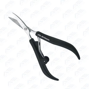 Cuticles <b>Secure</b> Grip Black Handle Professional Nail Nipper with Strong Stainless Steel Jaws Effortlessly Cuts Thick Nails Tough - Product Image 3