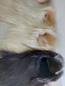 Pelucas al por mayor de cabello birmano rizado doblemente estirado HD 5x5 6x6 con cierres, pelucas frontales 13x6 13x7, peluca de encaje HD completa, cabello liso sin procesar - Product Image 4