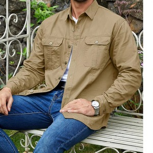 Chemise de bureau de luxe à manches longues pour homme, chemise unie à coupe classique à manches longues pour homme, chemise à manches longues en tissu extensible pour homme, personnalisable - Product Image 6