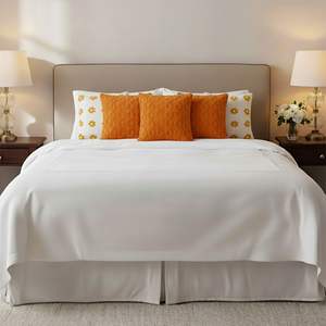 Juego de 5 Fundas de Almohada SOGA con Diseño de Diamantes Naranja Quemado y Cadena de Margaritas Retro, Decoración Moderna y Cálida para Cojines - Product Image 4