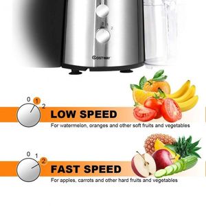 Estrattore di Succo Elettrico a 2 Velocità con Bocca Larga, Centrifuga a Bassa Velocità - Product Image 6