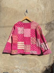 Edredón Acolchado Hecho a Mano en India, 100% Algodón Ecológico, Antiarrugas, Transpirable, de Secado Rápido, con Estampado Digital y Bolsillo Frontal, para Otoño/Invierno - Product Image 2