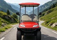 Carrito de Golf Elevado de 4 Plazas A627.2+2G, Transporte Interno para Complejos Turísticos