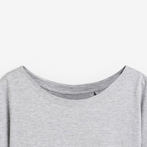 เสื้อยืดผู้หญิงผ้าฝ้ายเนื้อนุ่มสีพื้นพรีเมียม ระบายอากาศได้ดี แขนสั้น คอกลม เหมาะสำหรับวิ่งออกกำลังกาย รับผลิตแบบ OEM - Product Image 5