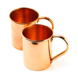 Taza de Cobre Puro Hecha a Mano de Primera Calidad, Taza de Metal Martillado 100% Sólido para Cócteles y Té Helado |   Artículos de Bar al por Mayor para Fiestas - Product Image 4