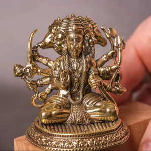 Estatua Grande de Latón del Señor |   Artesanía Metálica Hecha a Mano, Arte Pop Moderno, Ecológico y Duradero, Figura de Dios Hindú para Mesa, Hogar o Templo, Ideal para Cumpleaños - Product Image 1