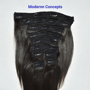 Extensions de cheveux indiens Remy naturels 100 % vierges, cuticules alignées, non traités chimiquement, qualité fournisseur, lisses, 100 g - Product Image 5
