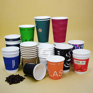 Gobelets en papier à double paroi à prix raisonnable avec impression personnalisée - Product Image 1