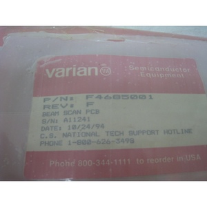 Nouvelle carte PCB Varian F4685001 Beam Scan. Équipements et pièces semi-conductrices d'occasion fiables à l'échelle mondiale chez - Product Image 1