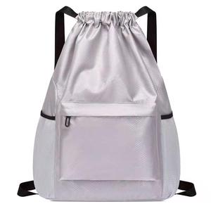 Hot Sale Customized logo Size Silk Gym Backpack 420d Polyester Nylon <b>Drawstring</b> Backpack <b>Bag</b> Sports <b>Waterproof</b> Custom - Product Image 2