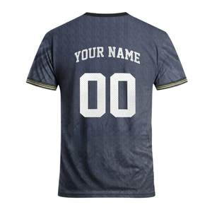 Camiseta de Fútbol Personalizada con Sublimación, Nombre y Número del Jugador, MOQ Bajo, 100% Poliéster, Transpirable, Secado Rápido, Manga Corta - Product Image 2